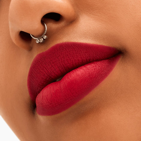 M·A·C Locked Kiss 24hr Lipstick - RUBY TRUE - .06 oz / 1.8 g