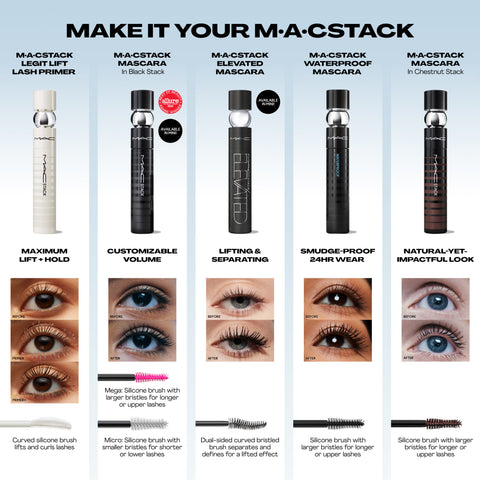 M·A·CStack Elevated Mascara - Black Stack