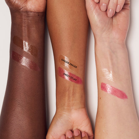 Blowing Air Kisses Glossy Lips Duo