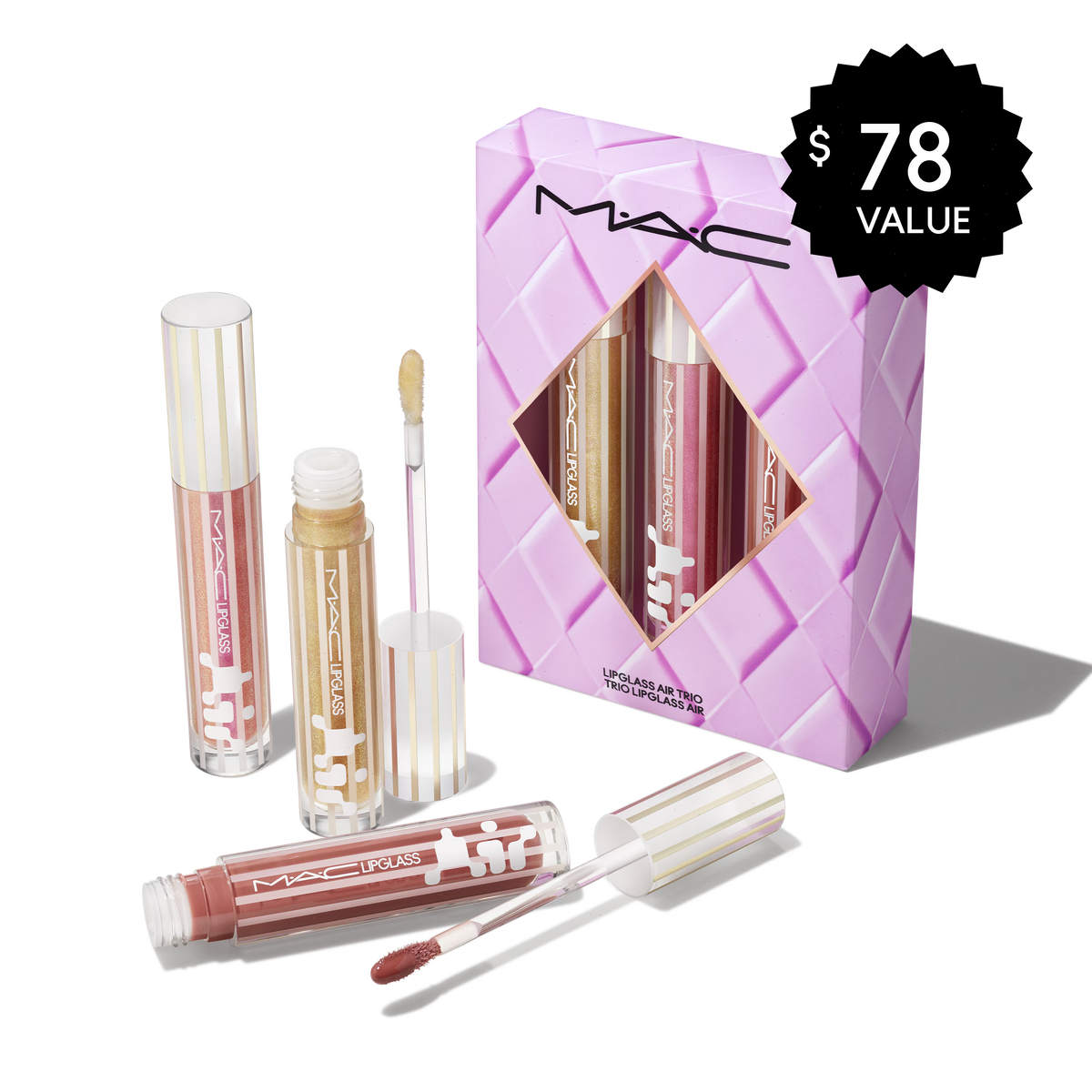 Gloss Enthusiast Lipglass Air Trio