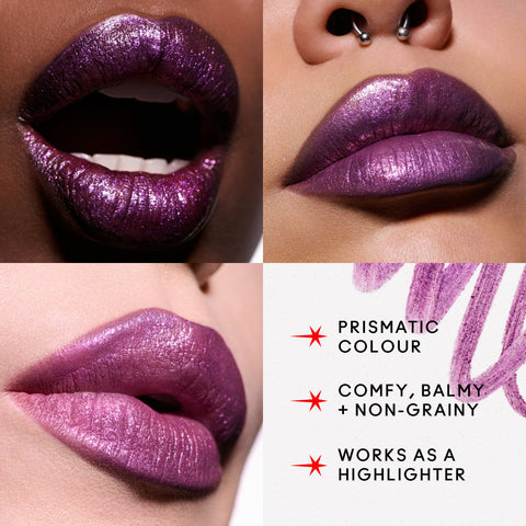 Dazzlelips Crayon  - Lunar Violet  - 1.8g