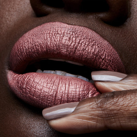 Retro Matte Liquid Lipcolour Metallics - Gemz & Roses - 5 ml / 0.17 US fl oz