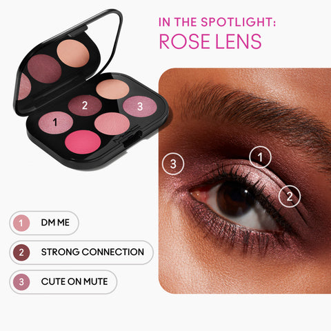 Connect In Colour Eye Shadow Palette: Rose Lens