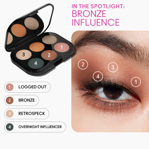 Connect In Colour Eye Shadow Palette: Bronze Influence
