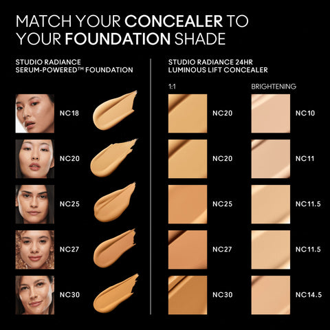 STUDIO RADIANCE 24HR LUMINOUS LIFT CONCEALER  - NC25 - 11 ML